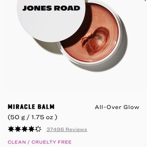 Jones Road Miracle Balm mini in Magic Hour. .30 oz